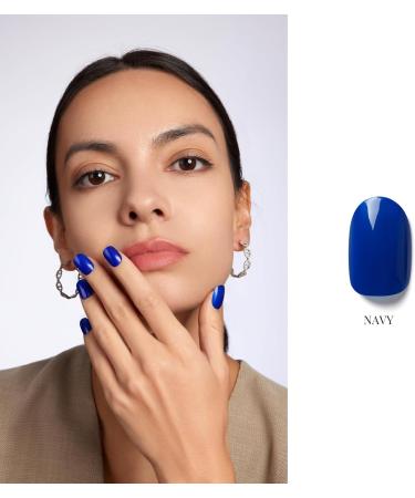 NAILOG Gel Nail Polish Set - 4 Colors Top Coat Color Gel Base 3-In-1 Soak Off UV Gel Polish Kit for Home DIY & Birthday Gifts for Women Midnight Wonder - Buy Online on GoSupps.com