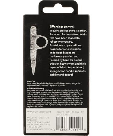 Gingher 4.5 Spring-Action Thread Snips - Precision Thread Nippers - Buy Online on GoSupps.com