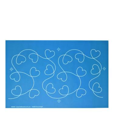 Full Line Stencil I Love It - Edge to Edge Nylon Mesh Stencil, Continuous Line Template for Hand Quilting, Free Motion Quilting, Domestic Machine Quilting, Long-Arm Quilting (60036) - Buy Online on GoSupps.com