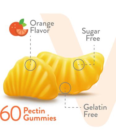 Immune Support: Sugar Free Vitamin C & Echinacea Gummies - 60 Count Pack - Vegan & Gluten Free - Buy Online on GoSupps.com