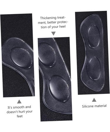 Mobestech Women's High Heel Cushions 6 Pairs Transparent Gel Heel Pads & Stickers for Ultimate Comfort | Perfect Anti-Slip Foot Support - Buy Online on GoSupps.com