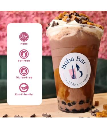 MBTK - 4 (Boba Bar London | Burst of Flavours Milk Bubble Tea Kit | 4 Milk Tea Flavours | 4 Boba & Jelly Toppings | Tapioca Pearls | 4 Bamboo Straws | 4 Tea Bags | 2 Recipe Cards ) - Buy Online on GoSupps.com