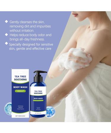  yxcully Gentle cleansing tea tree foaming bath for men and women nourishes and improves dry skin promotes healthy skin and feet suitable for all skin types (2 pcs) - Buy Online on GoSupps.com