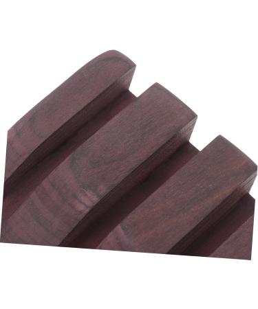 Minkissy Wooden Shear Storage Box & Scissor Stand | Hairdressing Accessories Organizer | Black Walnut Combat Clips Holder - Buy Online on GoSupps.com