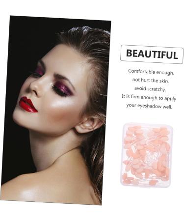PLAFOPE 50pcs Double Ended Eyeshadow Brush Cosmetic Eye Shadow Sticks Eyeshadow Makeup Sticks Plastic - Buy Online on GoSupps.com
