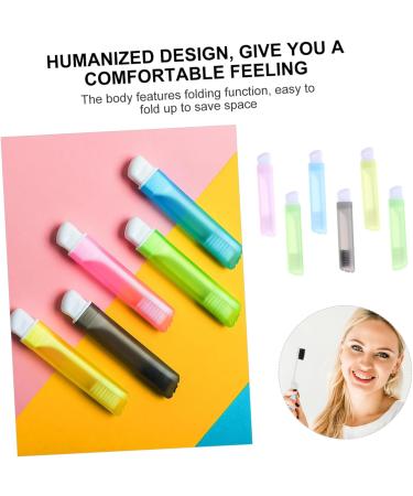 Sewoart 6th Foldable Portable Toothbrush - Travel-Friendly Ultra-Like Sensitive Wide Head Brushes for Adults - Perfect Dental Care Kits - Buy Online on GoSupps.com
