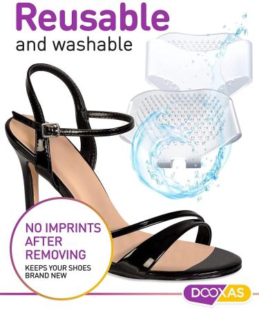 Clear Gel Metatarsal Foot Pads for Unisex | Thicker Silicone Cushion Pads for Ultimate Comfort & Pain Relief - Upgraded Shoe Insoles for Women & Men - Buy Online on GoSupps.com