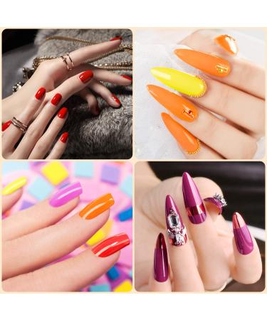 Poly Nail Gel Kit with 36W UV/LED Lamp - Ohuhu 12 Colors Professional Poly Gel Kit for Nail Extension - Rainbow Color DIY Nail Art - Great Gift for Girlfriend, Mother - Buy Online on GoSupps.com