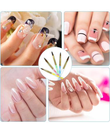 Nail Brush Set for Acrylic Powder - 5pcs Varnish Brush for Gel Polish Design and Nail Art | DIY Brush Pen with 5 Sizes Included - Buy Online on GoSupps.com