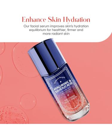 Hyaluronic & Salicylic Acid Facial Serum - Deep Hydration & Cleansing - Reduces Congested Pores & Wrinkles - Made in Korea - 50mL - Buy Online on GoSupps.com