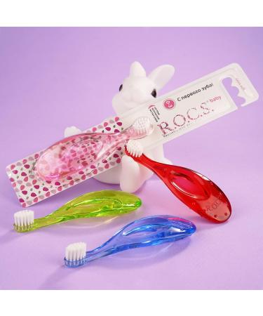 R.O.C.S. Baby Toothbrush for Ages 0-3 | Safe & Effective Oral Care - Buy Online on GoSupps.com