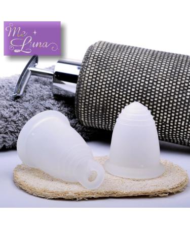 Me Luna Menstrual Cup Classic Ball Violet - Size Shorty L | Eco-Friendly Period Solution - Buy Online on GoSupps.com