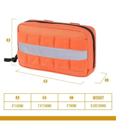Oneigris Large Feed Bag for Dogs - 2 Pack Reflective Training Bags for Tactical Harness & Walking Orange - Buy Online on GoSupps.com