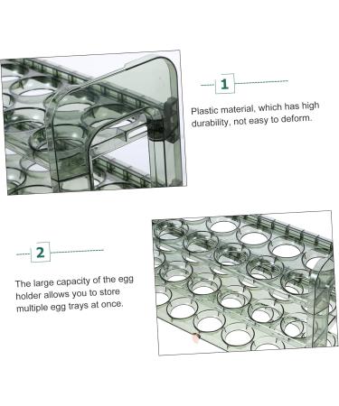 LABRIMP Refrigerator Egg Rack Eggs Egg Storage Rack Egg Holder Egg Storage Container Egg Tray Storage Box Crisper Refrigerator - Buy Online on GoSupps.com