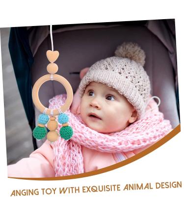 iBaseNice 4pcs Stroller Yarn Bead Pendant Rattles Crib Hanging Set - Buy Online on GoSupps.com