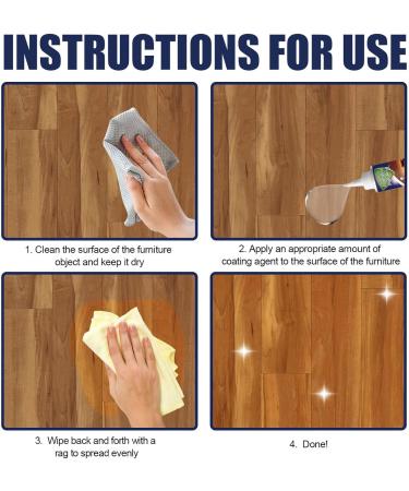 Furniture Polishing Agent 50ml Crystal Plating Agent Wood Cleaner and Polish Makes Furniture Natural and Brightening Anti-Drying Coating Agent for Furniture Strong Protective & Long-Lasting - Buy Online on GoSupps.com