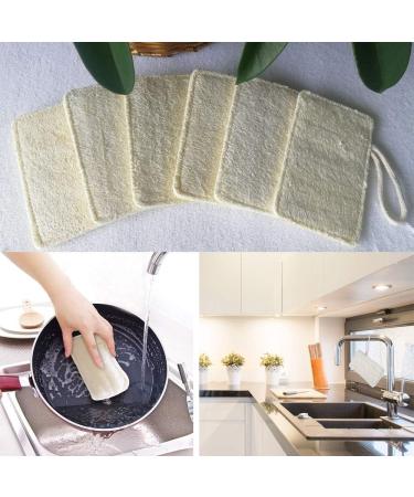 Natural Luffa Sponges for Kitchen Cleaning - Eco-Friendly Dish Scrubs for Pots & Cups - International Shipping - Buy Online on GoSupps.com