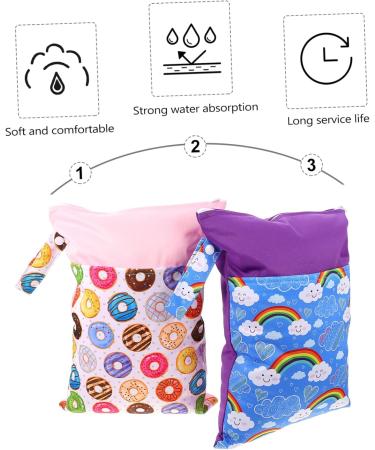 Beaupretty 2-Piece Women's Storage Bag Set - Practical Travel Menstrual & Diaper Pockets | 35x23cm - Buy Online on GoSupps.com