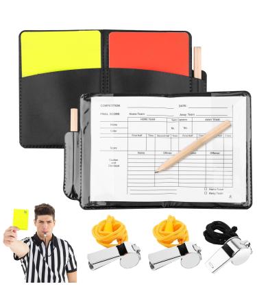 VFANDV referee set pipe referee set pipe football accessories yellow red cards football referee set for sports coaching. - Buy Online on GoSupps.com