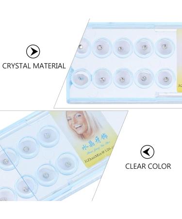 Exceart 40 STK Tooth Jewelry - Crystal Diamond Decorations & Gemstones for Teeth | Artificial White Crystal Decor | Perfect for Unique Accessories - Buy Online on GoSupps.com