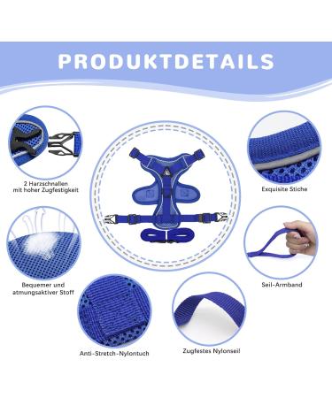 Adjustable Cat Dishes Set - Deep Blue | Perfect for Kittens & Dogs - Elevate Your Pet's Dining Experience - Buy Online on GoSupps.com