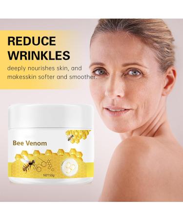 Grospe (2 Pcs) Bee Venom Cream New Bee-Venom Face Treatment Moisturizer Natural Manuka Honey Skin Repair Cream Powerful Wrinkle Removal Comprehensive Gel Suitable for All Skin Types 3.6 Fl oz - Buy Online on GoSupps.com