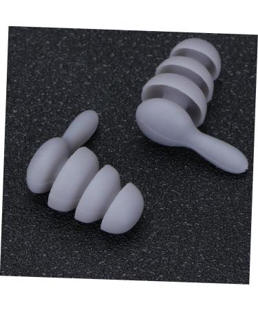 Buy Hemoton Soft Silicone Ear Plugs - Noise Cancelling & Waterproof for Sleeping & Travel - 4 Pairs Light Grey - Buy Online on GoSupps.com