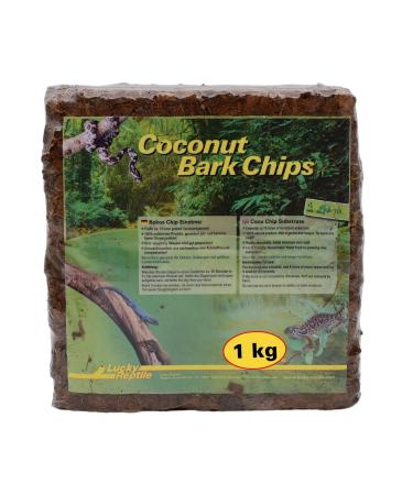 Lucky Reptile Coconut Bark Chips 1 kg coconut chip bedding for terrarium animals and other pets