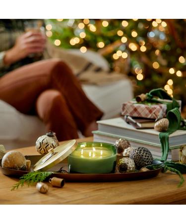 Thymes Frasier Fir Heritage 4-Wick Candle Luxurious Holiday Candle with Siberian Fir Cedarwood & Sandalwood 21oz Green Scented Candle for Home Fragrance International Shipping Available - Buy Online on GoSupps.com