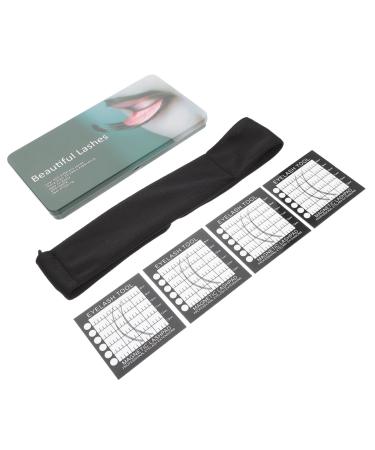 1 Set suspension magnetic turban lash tool magnetic tool Magnetic Eyelash Scarf Magnetic Head Lash Holder Eyelash Holder Pad Headband Magnetic Head Scarf fabric Fake eyelashes tray