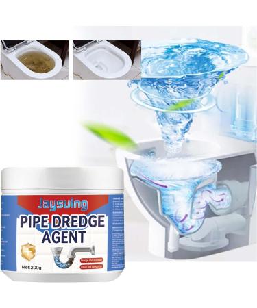 Powerful Pipe Dredge Agent Pipe Dredge Deodorant Sink Drain Cleaner Toilet Pipe Dredging Agent Kitchen Dredging Deodorant Clogged Channel Agent 200g (1pc) - Buy Online on GoSupps.com
