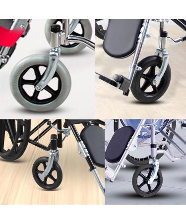 Wheel Replacement Parts for Wheelchairs Non-Inflatable Universal Wheels with Bearings Wheels for Walker 7in 2Pcs Gray Grey - Buy Online on GoSupps.com