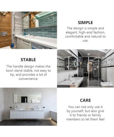 Lurrose Men's Stainless Steel Shaving Bowl Set - Shaving Mug Container for Cream, Scuttle Mug for Foam Shaving - Perfect Tools for Men's Grooming - Buy Online on GoSupps.com