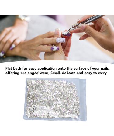Moon Rhinestone Nail Art Set Glittering Secured Fit Trendy DIY Jewelry for Women Easy Application ABS Material - Buy Online on GoSupps.com