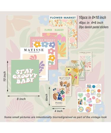 MeleBase 70PC Danish Pastel Room Decor Wall Collage Kit | Aesthetic Teen Girls Posters 8x10 & 4x6 inches - Buy Online on GoSupps.com