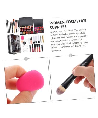 Buy Hemoton Women's Makeup Set | Toiletry Bag & Cosmetic Kit Perfect for Lip Gloss & Beauty Accessories | International Shipping Available - Buy Online on GoSupps.com