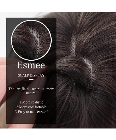 Esmee 20-Inch Long Black Brown Layered Synthetic Hair Wig with Ponytail - Perfect for Everyday Wear & Parties - Buy Online on GoSupps.com