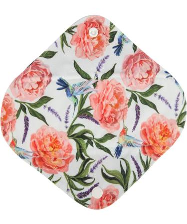 Set of 5 Blue Feather Down XS Panty Liners with Wet Bag - Reusable Cloth Menstrual Pads - Buy Online on GoSupps.com