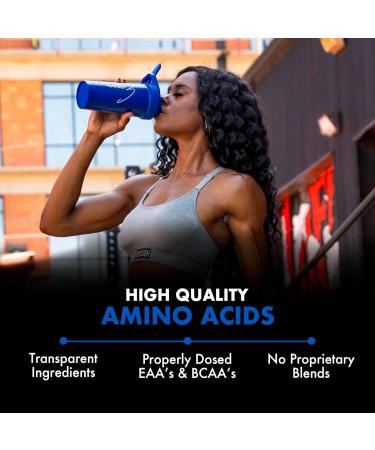 Evogen Amino K.E.M. - EAA & BCAA Powder Pump Volumizer | BCAAs Amino Acids Supplement for Blood Flow Muscle Growth & Hydration | Victory Punch | 30 Servings - Buy Online on GoSupps.com