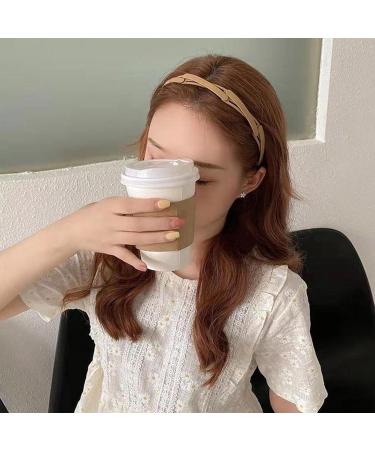 Retractable Hair Bands - Telescopic Folding Headband Elastic Folding Headband Multifunctional Hair Rim Business Travel Hair Accessories Daily Outings Turmeric - Buy Online on GoSupps.com