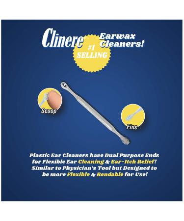 Clinere Ear Cleaners Club Value Pack - 36 Count | Earwax Remover Tool for Gentle Cleaning at Home | Instant Itch Relief | Ear Wax Buildup Solution - Buy Online on GoSupps.com