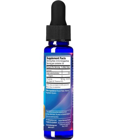 Dr's Advantage Liquid Vitamin B1 Dropper 2oz - Thiamine B1 Supplement for Energy Support - Essential B1 Vitamins - Promotes Metabolism and Nervous System Health - Buy Online on GoSupps.com