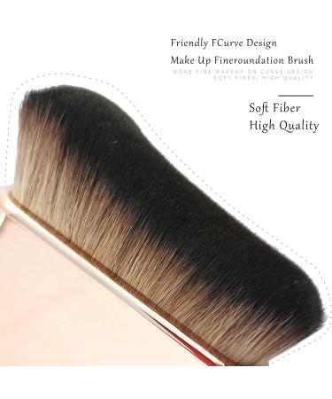 Professional Kabuki Makeup Brush for Flawless Blending - High Density Flat Brush for Powder Cream and Liquid Blush | Ideal for Face Legs Tanning & Concealer - Buy Online on GoSupps.com
