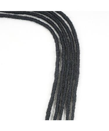 Handmade Synthetic Dreadlock Extensions | 61cm Black Reggae Hair | Nepalese Hippie Tribal Style - Buy Online on GoSupps.com