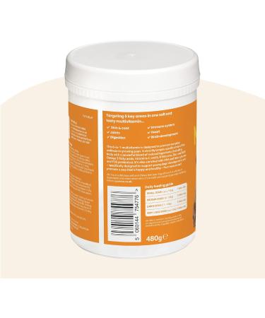 YuCARE MultiVits for Young Dogs | 6-in-1 Daily Vitamins | 120 Multivitamin Chews - Buy Online on GoSupps.com
