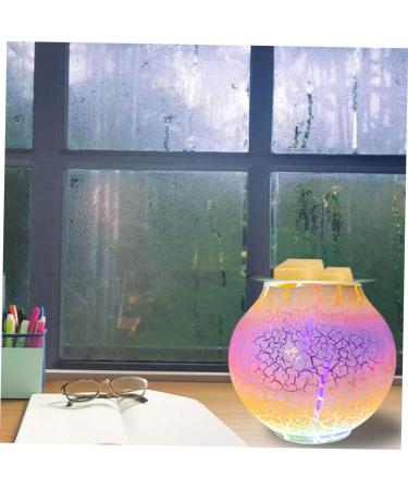 Garneck 6-Piece Glass Bowl Candlestick Set | Candle Heat Plate & Wax Warmer Accessories | Transparent 12x12cm - Perfect for Home D cor - Buy Online on GoSupps.com