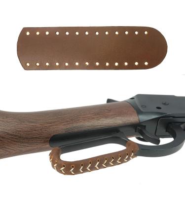 WAYNE'S DOG 4-inch Handcrafted Leather Lever Wrap for Lever Action - Brown-Buffalo Leather - Buy Online on GoSupps.com