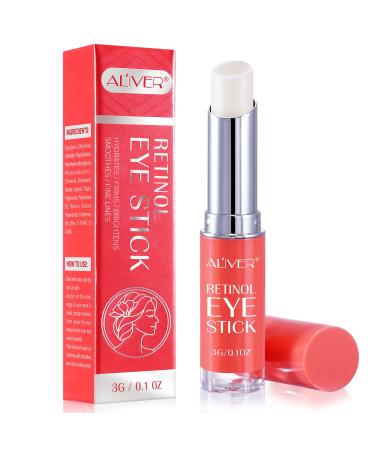 Retinol Eye Stick  Retinol Eye Balm  Under Eye Care Anti Aging  Anti Wrinkles in 3-4 Weeks  Reduces Fine Lines  Eye Balm For Dark Circle and Puffiness  Effective  Easy to Use. (Retinol Eye Stick)