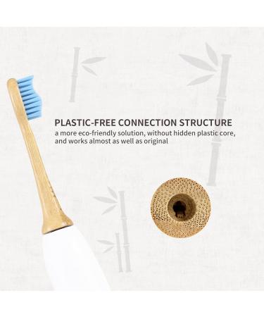 Bamboo Electric Toothbrush Heads - Plant-Based Soft Bristles for Philips Sonicare - Eco-Friendly Replacement Heads (3 Colors - Buy Online on GoSupps.com
