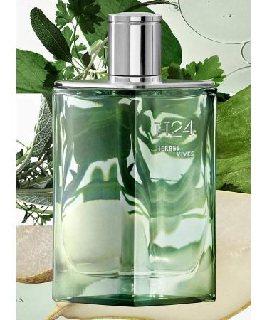 Hermes H24 Herbes Vives Eau De Parfum Rechargeable Spray for Men 1.6 Ounce H24 Herbes Vives 1.6 Ounce (Pack of 1) - Buy Online on GoSupps.com